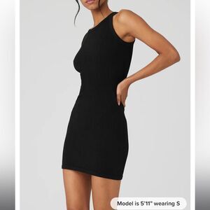 Alo seamless ribbed warm nights dress